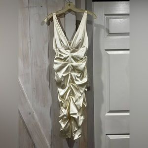 Cache Dress. Size 6. Brand new with tags. Ivory color.